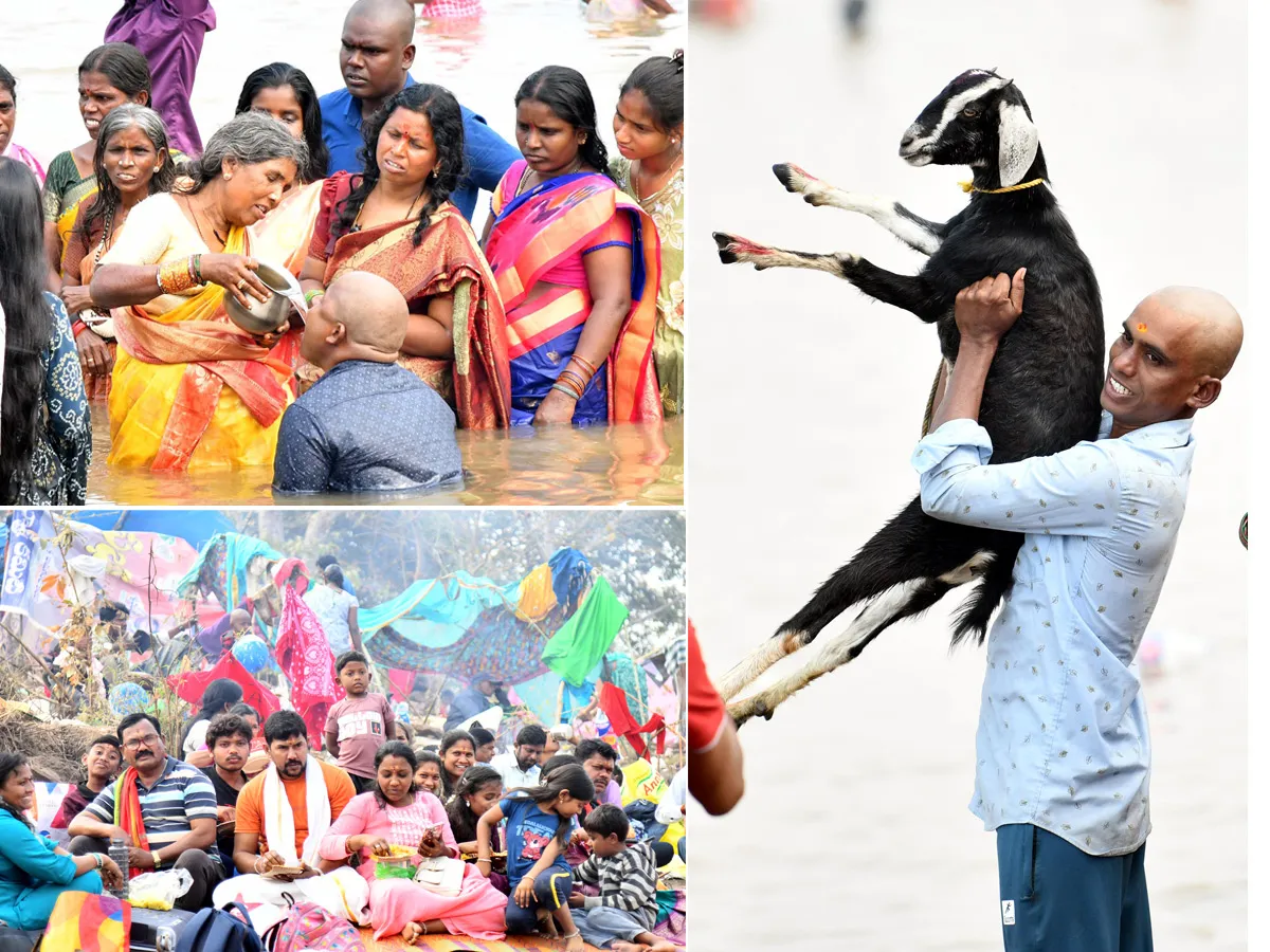 సందడి సందడిగా మేడారం జాతర..కిక్కిరిసిన భక్తులు (ఫొటోలు)