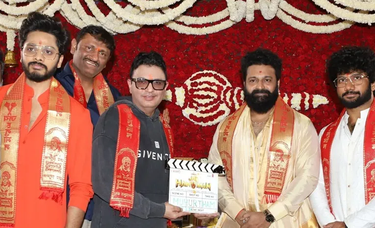 లాంచనంగా మొదలైన రిషభ్ శెట్టి 'జై హనుమాన్' (ఫొటోలు)