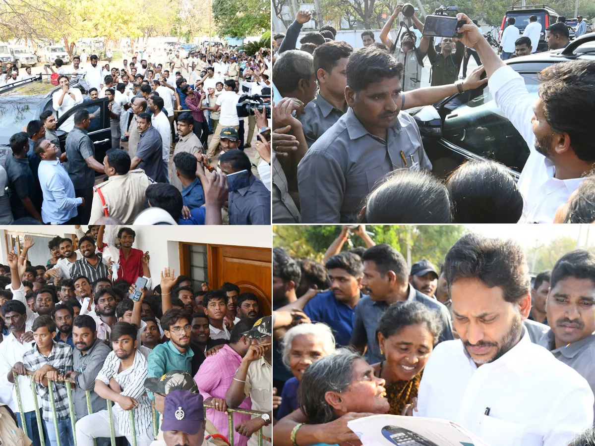 వైఎస్‌ జగన్‌ పులివెందుల పర్యటన (ఫోటోలు)