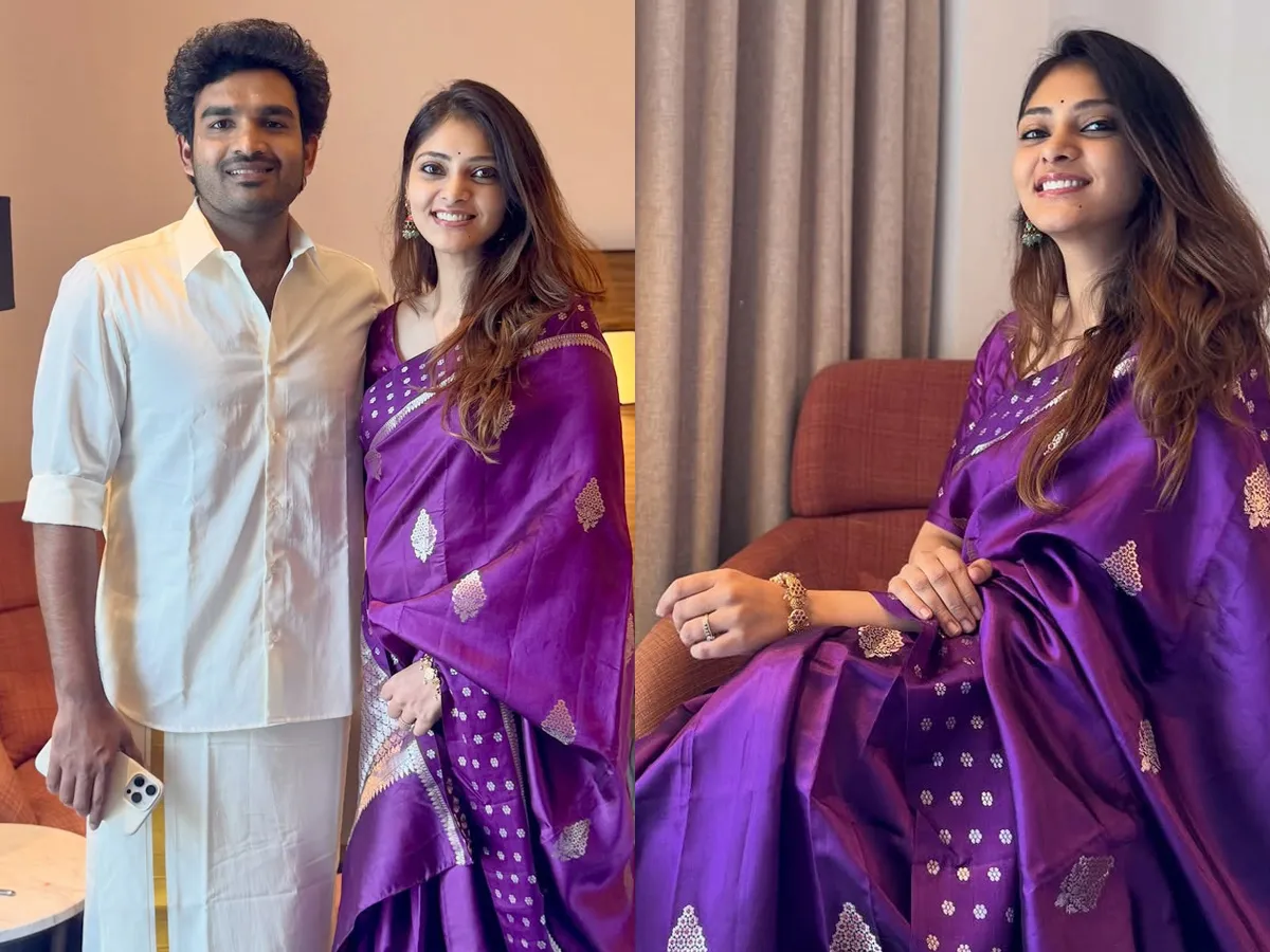 టాలీవుడ్ జంట కిరణ్ అబ్బవరం- రహస్య ఉగాది వేడుకలు (ఫొటోలు)