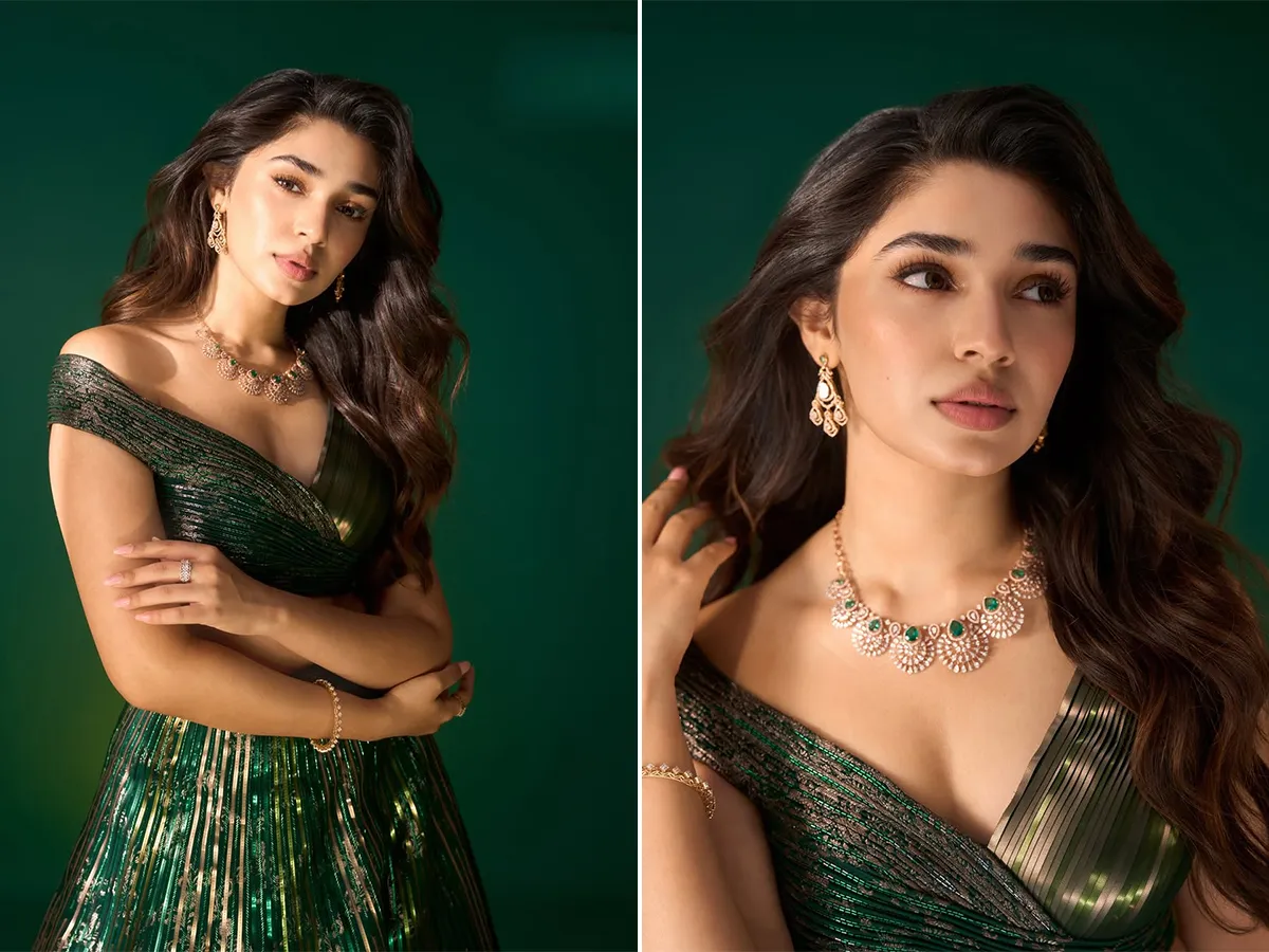 గ్రీన్‌ అవుట్‌ఫిట్‌లో ఉప్పెన బ్యూటీ కృతి శెట్టి.. (ఫొటోలు)