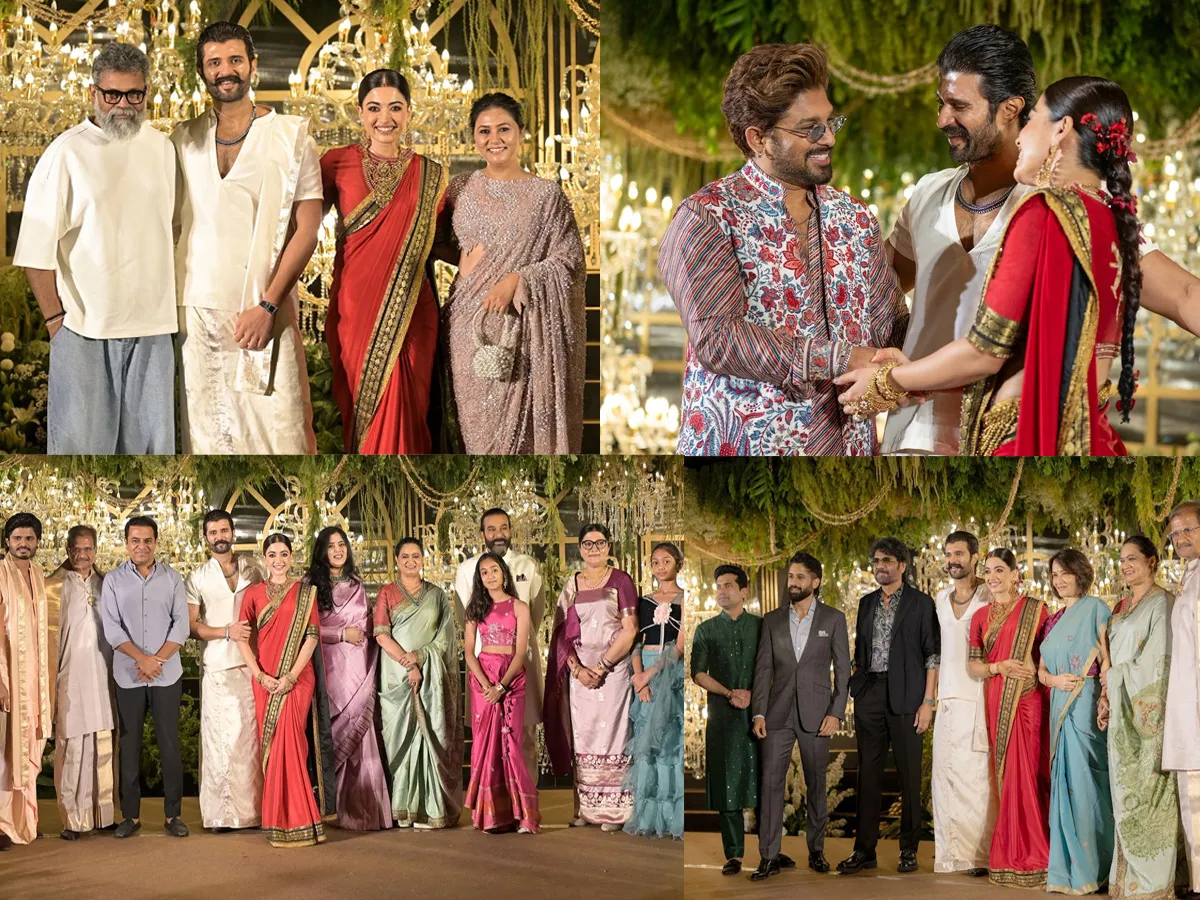 విరోష్ జంట రిసెప్షన్‌లో ప్రముఖుల సందడి (ఫోటోలు)