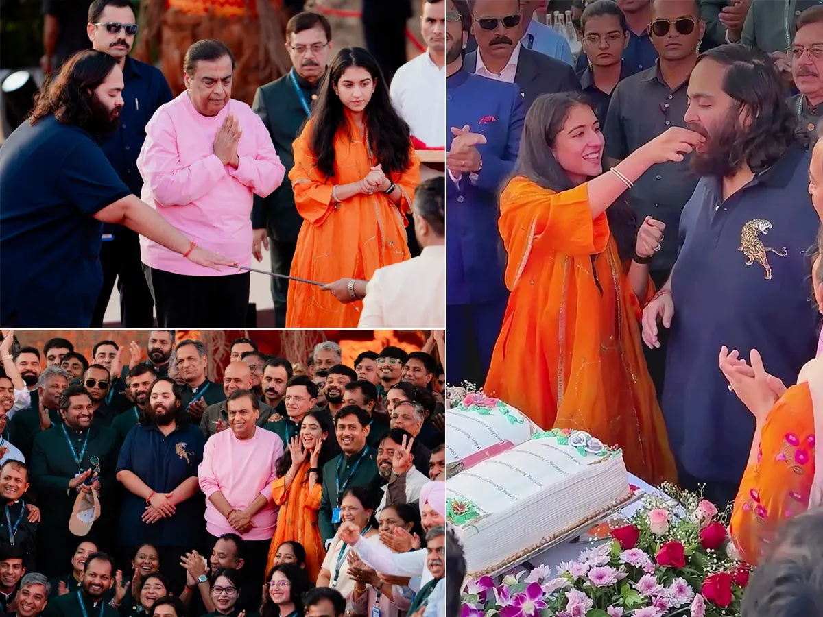 Mukesh Ambani son Anant Ambani birthday celebrations viral photos