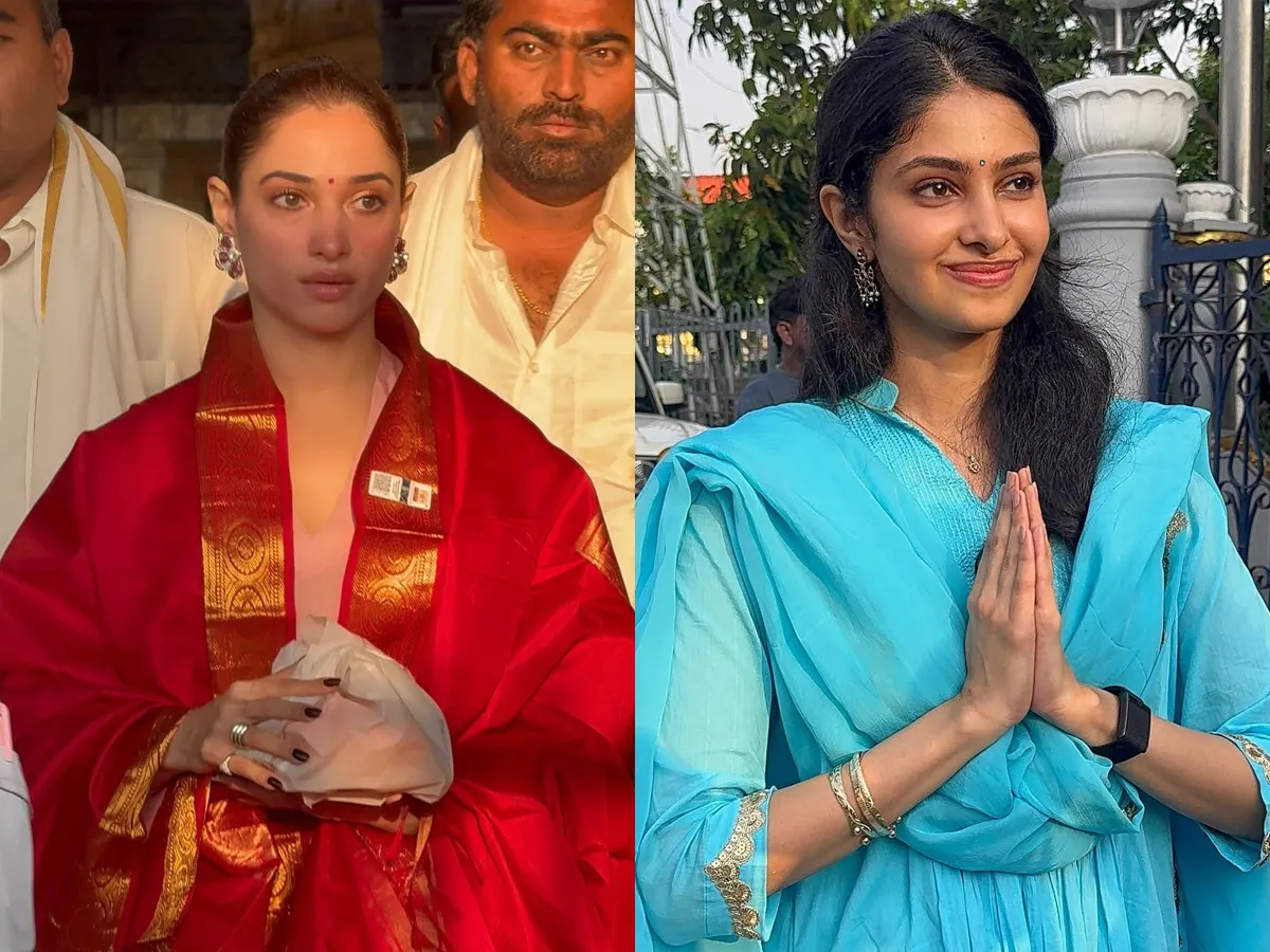  తిరుమల శ్రీవారి సేవలో టాలీవుడ్ హీరోయిన్స్‌ (ఫొటోలు)