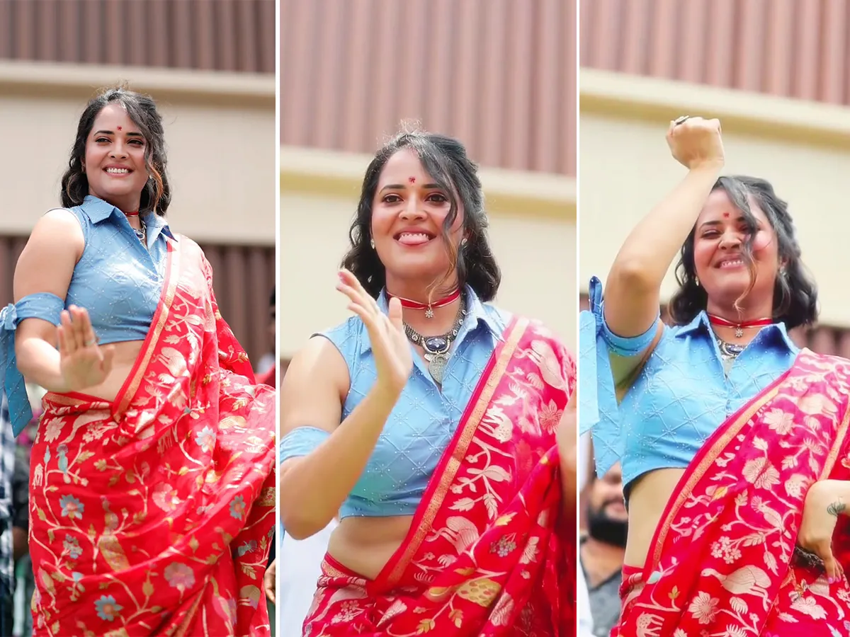 Actress Anasuya Bharadwaj At Narasapuram