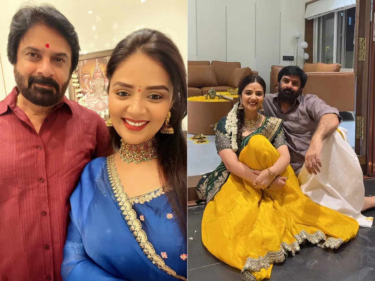 తండ్రికి శ్రీముఖి బర్త్ డే విషెస్ (ఫొటోలు)