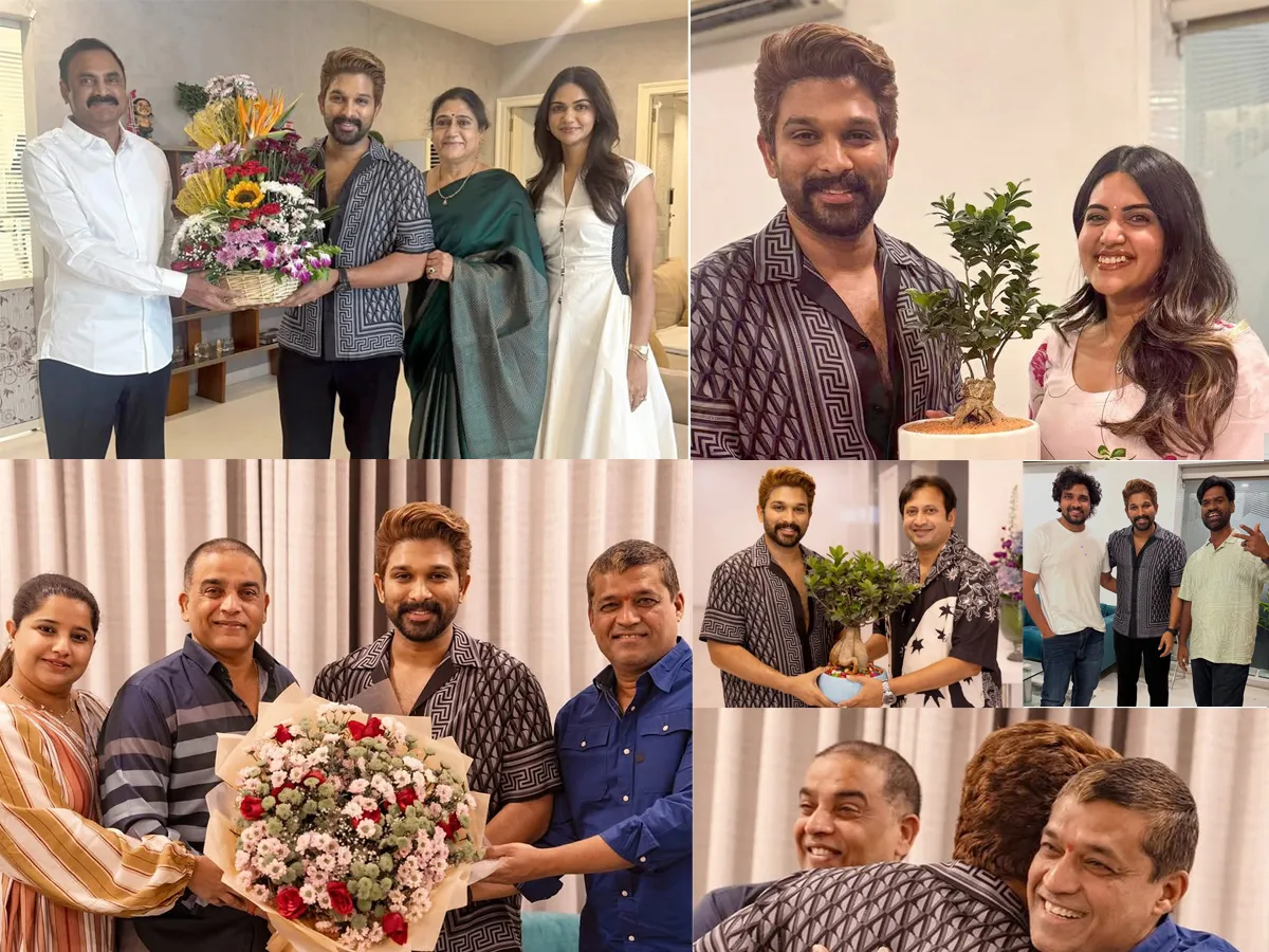 Allu Arjun Birthday Celebrations : సెలబ్రిటీలతో ఐకాన్ స్టార్ బర్త్‌ డే సెలబ్రేషన్స్ (ఫొటోలు)