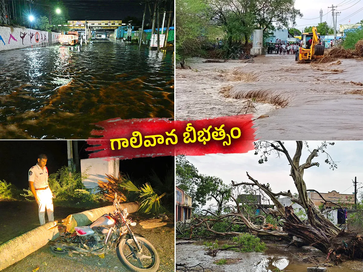 ఏపీలో పలు జిల్లాలో గాలివాన బీభత్సం (ఫొటోలు)