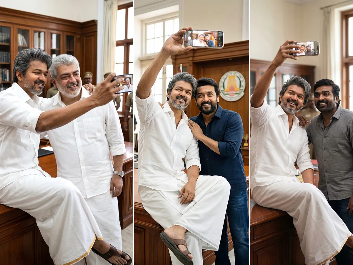 సెల్ఫీ విత్‌ సీఎం విజయ్‌.. సోషల్‌ మీడియా షేక్‌ (ఫొటోలు)