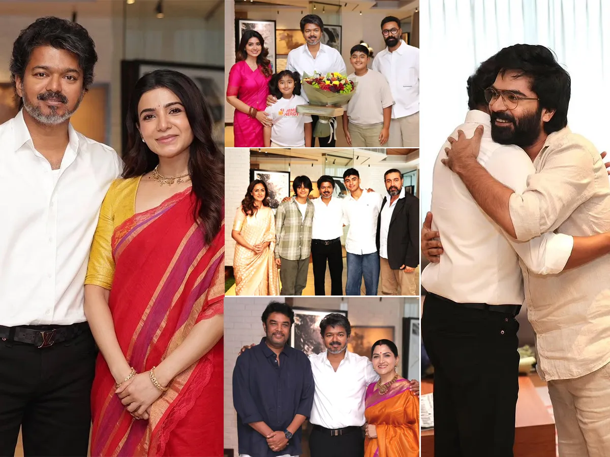 నాన్‌స్టాప్ పాలనలో సీఎం విజయ్‌! దొరికిన ఆ కాస్త టైంలోనూ ఇలా..(ఫొటోలు)