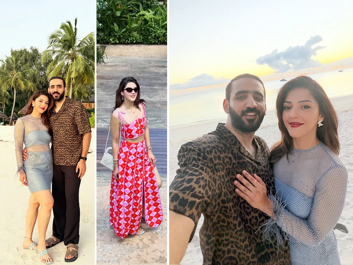 భర్తతో కలిసి వేకేషన్‌లో హీరోయిన్ మెహరీన్.. ఫోటోలు