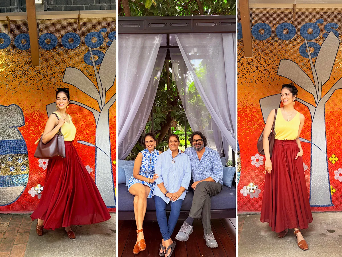 'రాజాసాబ్' బ్యూటీ అమ్మనాన్నని చూశారా? (ఫొటోలు)
