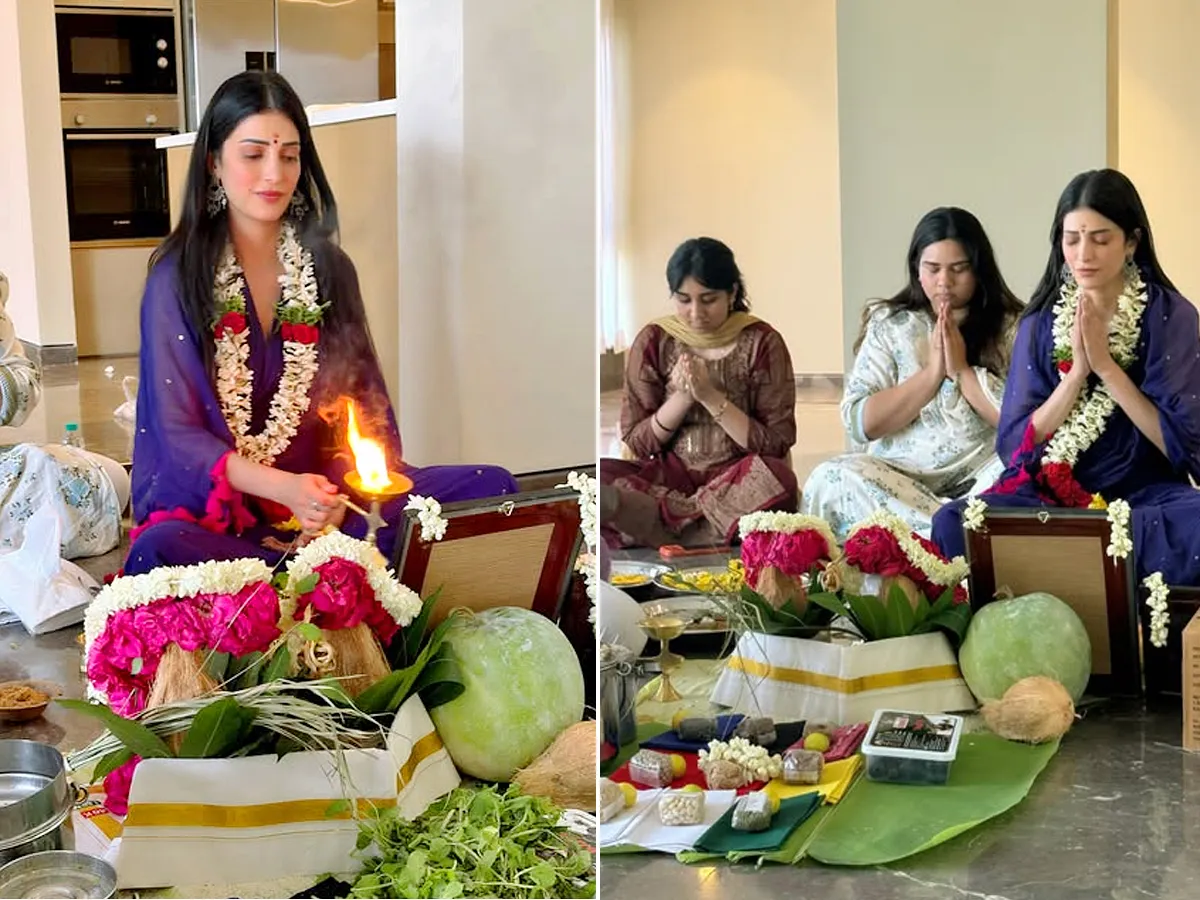 శ్రుతి హాసన్ నూతన గృహప్రవేశ వేడుక (ఫొటోలు)