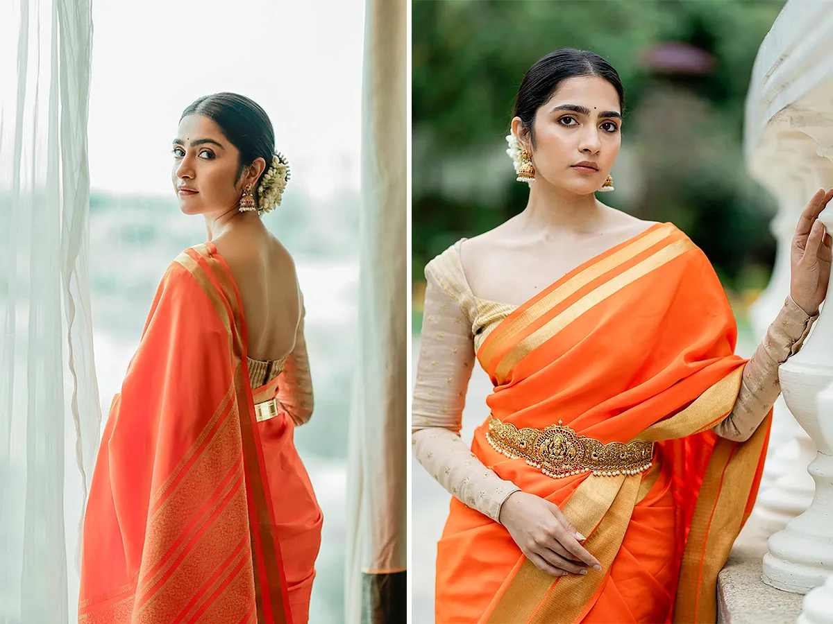 మల్లెపూలు.. వడ్డాణంతో అందంగా రుక్మిణి (ఫొటోలు)