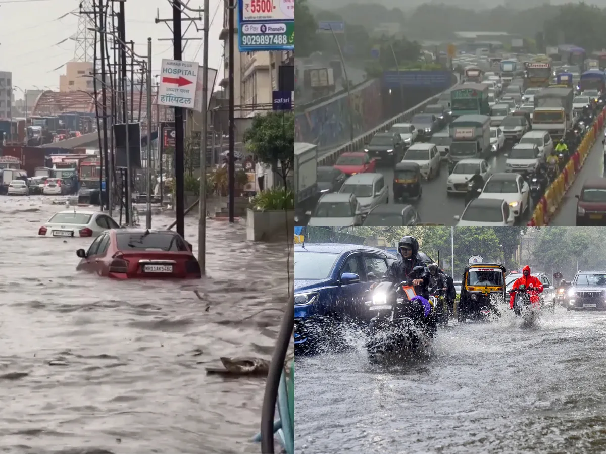 ముంబైలో వర్ష బీభత్సం (ఫొటోలు)