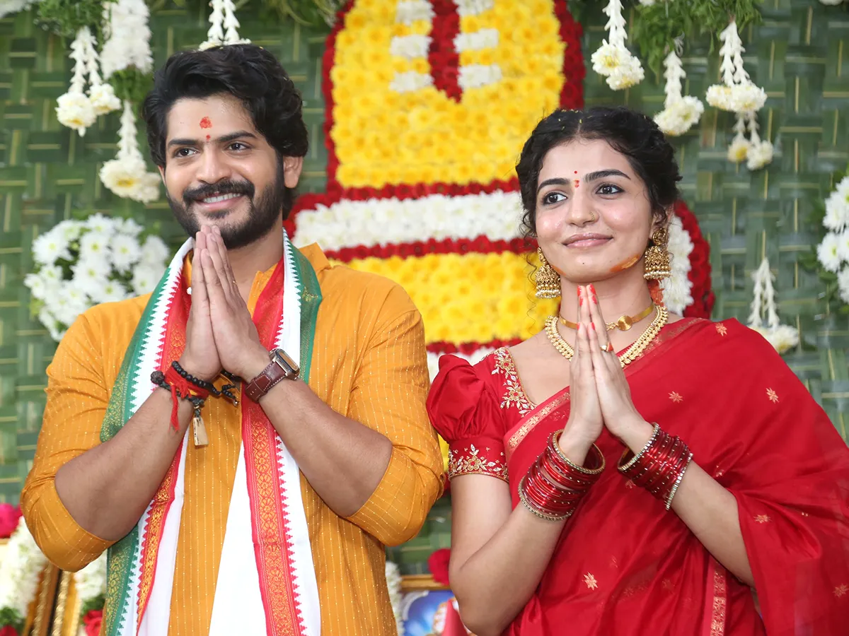 అఖిల్‌ రాజ్‌, నాగదుర్గ జంటగా ‘శనార్తి’ సినిమా ప్రారంభోత్సవం (ఫొటోలు)