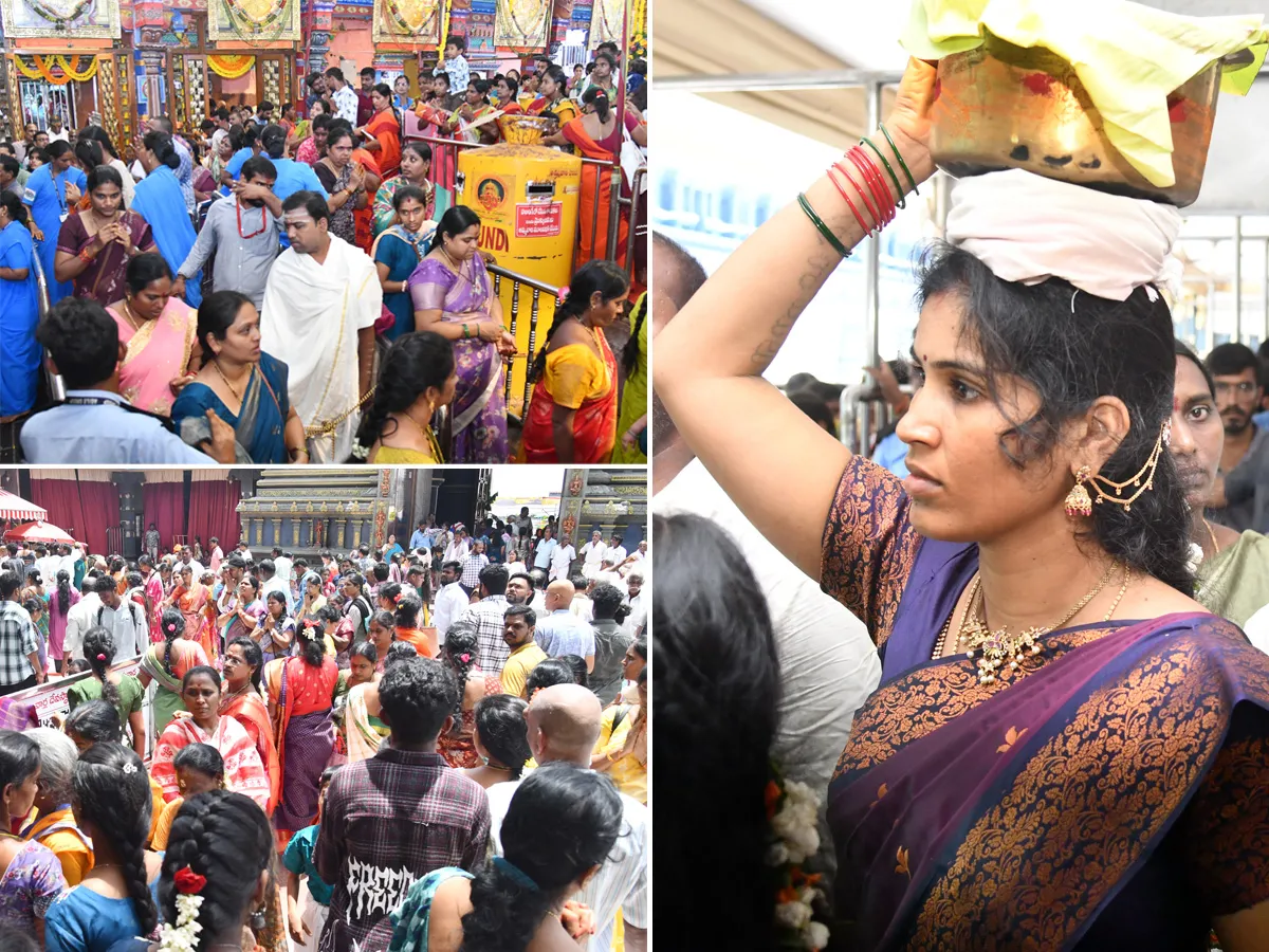 విజయవాడ : ఇంద్రకీలాద్రిపై శ్రావణ మాసం రద్దీ (ఫొటోలు)