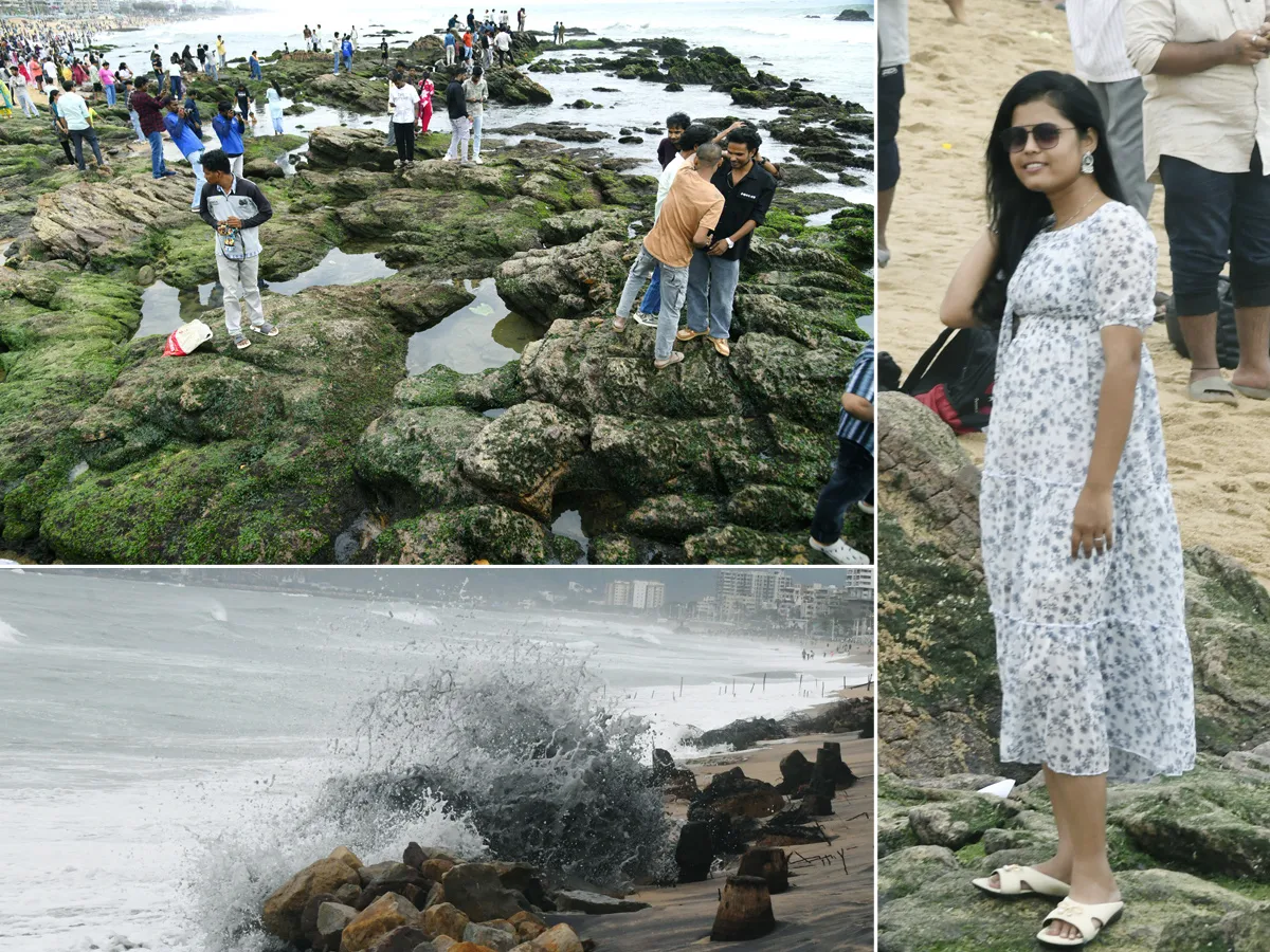 Visakhapatnam Beach Sunday Special Photos