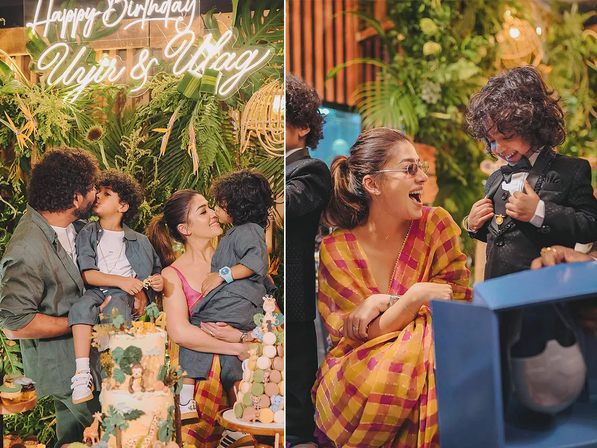 నయన్ కొడుకుల పుట్టినరోజు సెలబ్రేషన్స్ (ఫొటోలు)