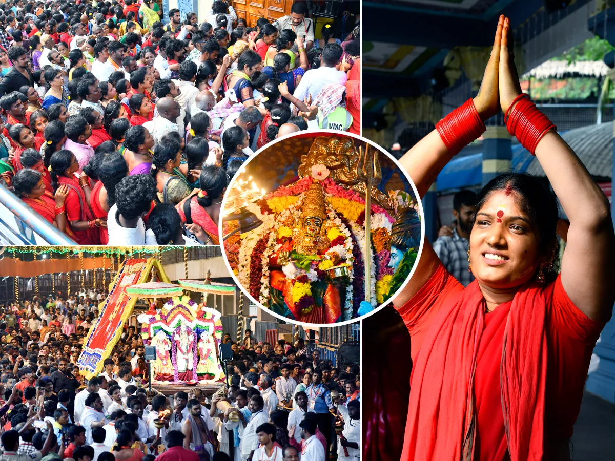 విజయవాడ కనకదుర్గ ఆలయంలో వైభవంగా దసరా వేడుకలు (ఫొటోలు)