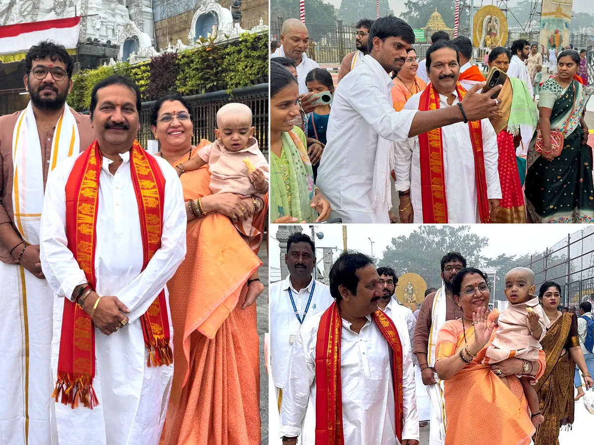 ఫ్యామిలీ తో తిరుమల శ్రీవారిని దర్శించుకున్న సింగర్ మనో (ఫొటోలు)