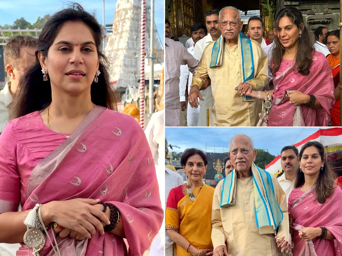 తిరుమల శ్రీవారి సేవలో ఉపాసన (ఫొటోలు)