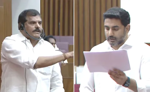 Argument Between Lokesh And Botsa Satyanarayana In Legislative Council