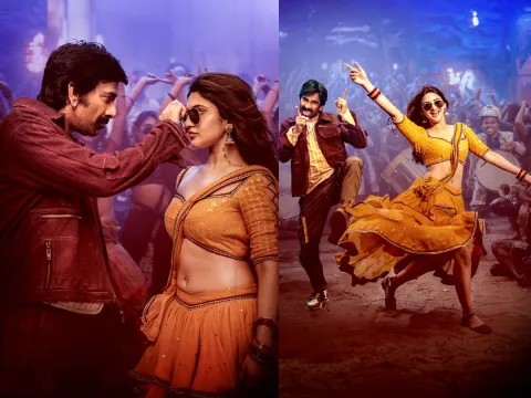 Mass Maharaja Ravi Teja's first song 'Tu Mera Lover' from the film 'Mass Jatara' released