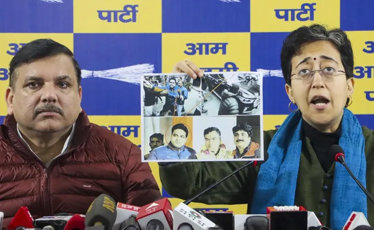 Attack on Arvind Kejriwal Parvesh Verma Atisi BJP AAP